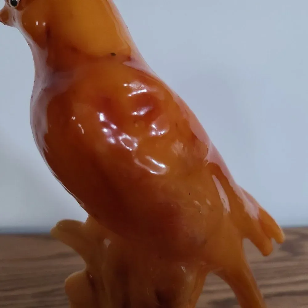 Vintage Unique Novelty Wax Candle - Bird on Perch - Vintage Rare UNIQUE Unlit